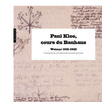 Paul Klee, cours du Bauhaus - 1