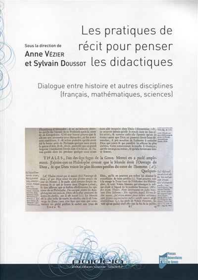 Les pratiques de récit pour penser les didactiques - Anne Vézier - broché