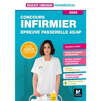 Réussite Concours - Infirmier Passerelle AS/AP - 2020 - Préparation complète