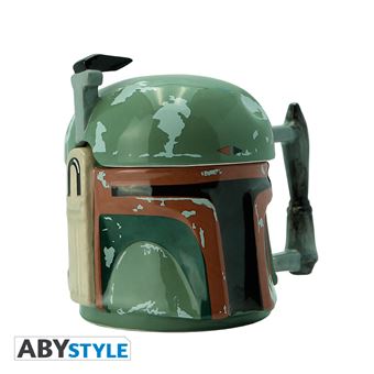 Star wars mug 3d boba fett x2