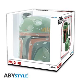 Star wars mug 3d boba fett x2