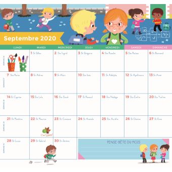 Mon calendrier familial 2020-2021