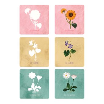 Mon memory des arbres et des fleurs à colorier