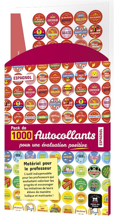 ESPAGNOL Pack d'autocollants pour l'évaluation