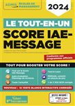Le tout-en-un Score IAE-MESSAGE - 12 sujets blancs corrigés interactifs - Fil d'actu offert