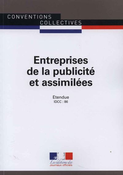 Entreprises de la publicité et assimilées IDCC 86