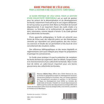 Guide pratique de l'élu local pour la gestion d'une collectivité territoriale