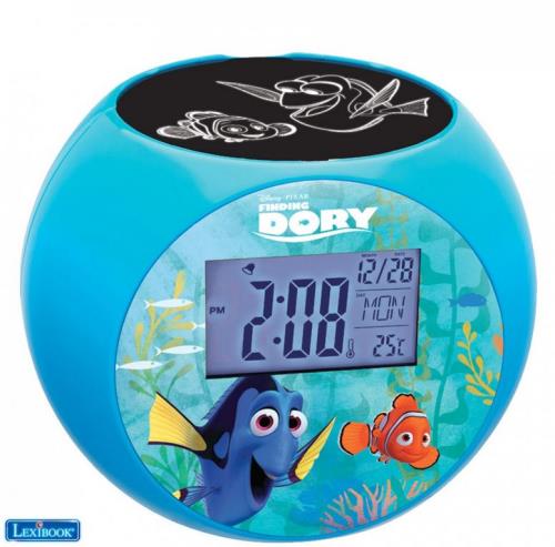 Radio réveil projecteur Lexibook Disney Le Monde de Dory