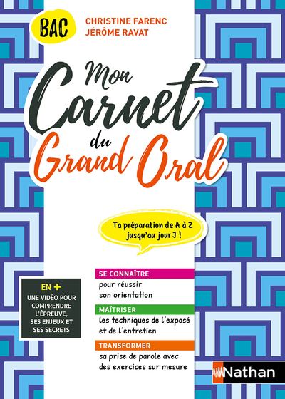 Mon Carnet Du Grand Oral - Terminale (La méthode sur mesure) - 2022 - Christine Farenc - broché