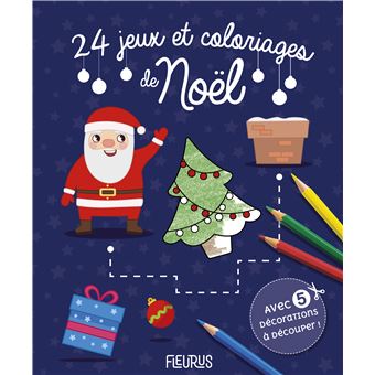 24 jeux et coloriages de Noël