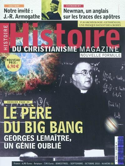Le chanoine Lemaître, le père du big-bang
