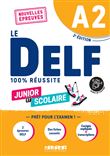 DELF A2 100% réussite scolaire et junior - édition 2022  - Livre + didierfle.app