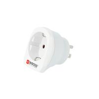 Adaptateur pour prise d'alimentation Skross Europe vers USA Blanc