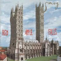 Red apple falls