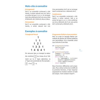 Repères clés bac spécialité mathématiques