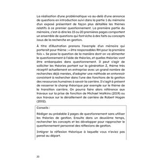 Guide du Mémoire de Master en gestion