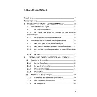 Guide du Mémoire de Master en gestion