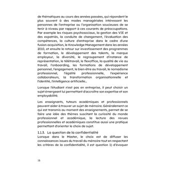 Guide du Mémoire de Master en gestion