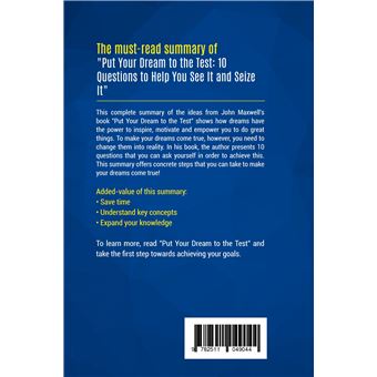 Summary: Put Your Dream to the Test