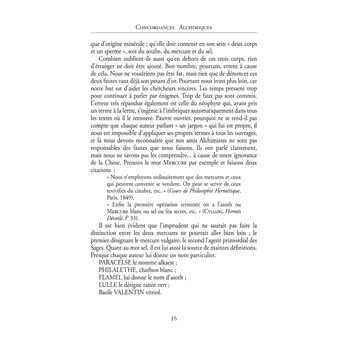 Concordances Alchimiques