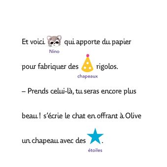 J'apprends à lire avec Olive - Olive fête son anniversaire