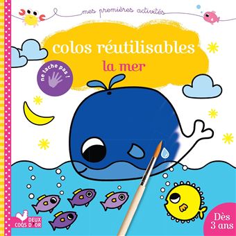 Colos magiques à la mer - avec pinceau