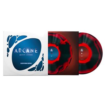 Arcane League Of Legends Season 2 (Soundtrack From The Animated Series) Version Dark Minion Édition Limitée Exclusivité Fnac Vinyle Vert Foncé et Rouge Marbré