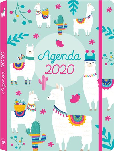 Mon joli agenda Lamas 2020