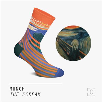 Chaussettes Curator Socks Edvard Munch Scream