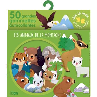 Les Animaux Sauvages Gommettes Petites Mains 18 mois Éditions Lito : Livres  pour enfants ÉDITIONS LITO maison - botanic®