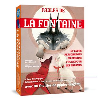 Fables de la fontaine et leurs personnages en origami