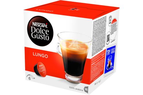 Capsules de café avec étui Nescafé Dolce Gusto 98423 Lungo (16 uds)