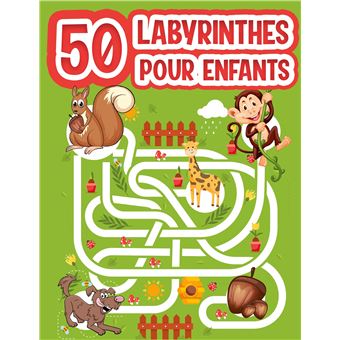 Cahier de jeux La forêt: Livre d'activités éducatives et amusantes. Pour  les enfants à partir de 5 ans. 50 pages en couleur. Labyrinthes, point par