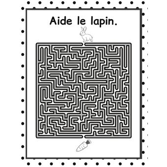 Labyrinthes Pour Enfants: Cahier D'activité Sur Le Thème De L