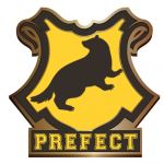 Pins Harry Potter émaillé Hufflepuff Prefect