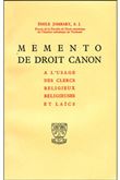 Mémento de droit canon