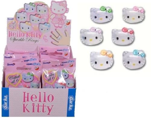 Bague scintillante Hello Kitty Tomy - Bijou de déguisement