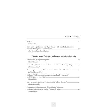 La sociologie face à la maladie d'Alzheimer