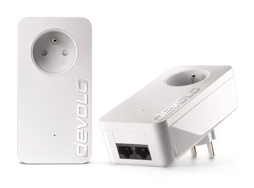 Kit de démarrage 2 adaptateurs Devolo CPL dLAN 550 Duo+