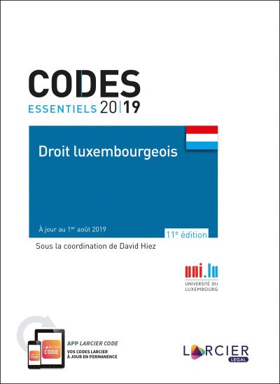 Code essentiel - Droit luxembourgeois 2019