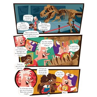 Découvre les dinosaures en BD