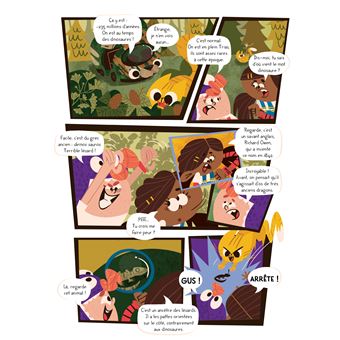 Découvre les dinosaures en BD