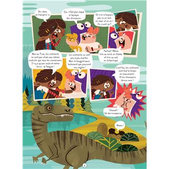 Découvre les dinosaures en BD