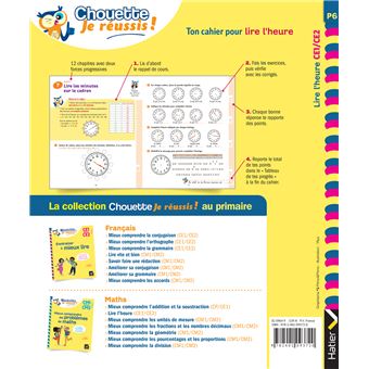 Lire l'heure CE1/CE2 7-9 ans