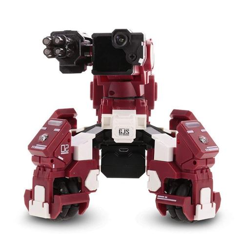 Robot de Combat GEIO FPS avec Reconnaissance Visuelle Rouge