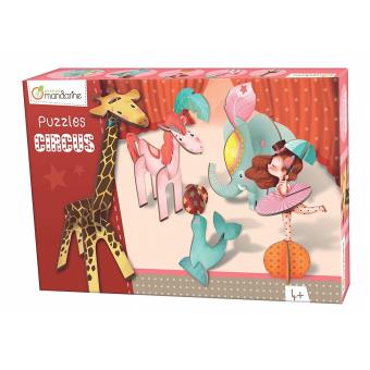 AVENUE MANDARINE - Kit Créatif Enfant - Initiation à La Couture - Réalise Ton Doudou Ernest L'âne - Figurine En Feutrine à Coudre 16x5x26 Cm + Fil Et