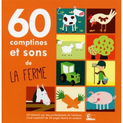 60 Comptines et sons de la ferme : CD album en Collectif : tous les ...