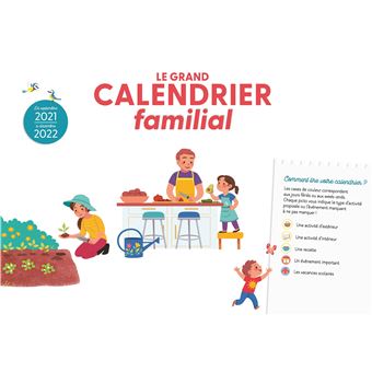 Marianne Doubrère - Le grand calendrier familial : de septembre