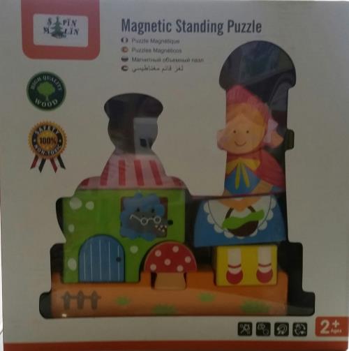 Puzzle Magnétique 3D 8p Petit Chaperon Rouge Asa Toys