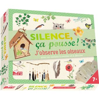 Silence ça pousse J'observe les oiseaux - coffrets avec accessoires